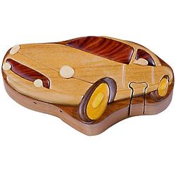Car Secret Wooden Puzzle Box