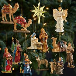Three Kings Resin Nativity Ornaments