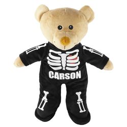 Personalized Inside Out Skeleton Teddy Bear