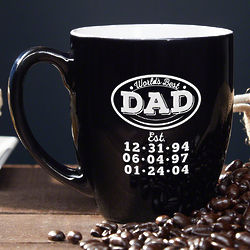 World's Best Dad Custom Coffee Mug