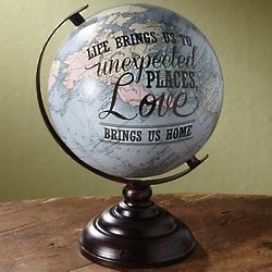 Love Brings Us Home Globe