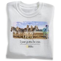 Adult's I Just Gotta Be Me Zebra T-Shirt