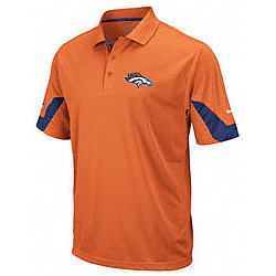 Denver Broncos 2010 Navy Sideline Team Polo Shirt - FindGift.com