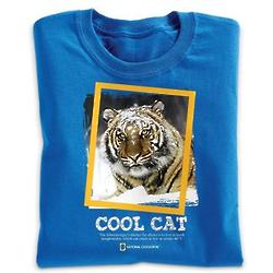 Adult's Cool Cat Tiger T-Shirt