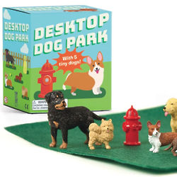 Desktop Mini Dog Park Toy Set