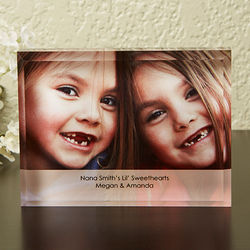 Just for Her Personalized Photo Plaque
