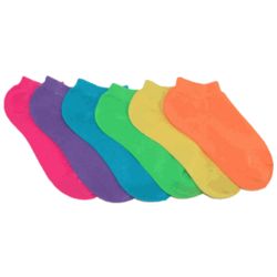 Women's Low Cut Neon Socks
