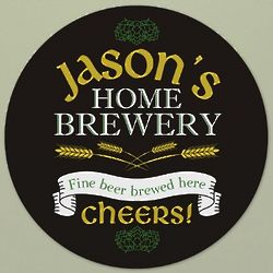 Brewery Round Wall Sign