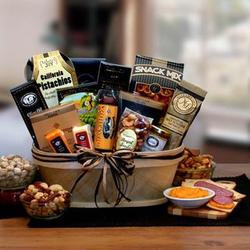 Father's Day Gourmet Nut and Sausage Gift Basket