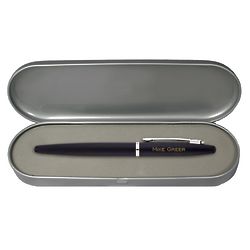 Personalized Sheaffer Matte Black Rollerball Pen