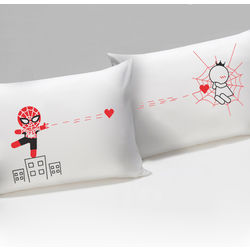 Captured By Your Love His & Hers Matching Couple Pillowcases