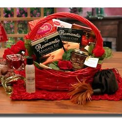 Romantic Massage Gift Basket