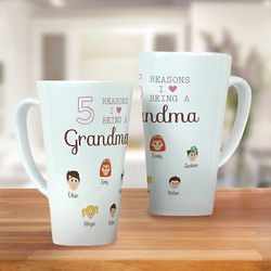 Personalized Reasons I Love Latte Mug