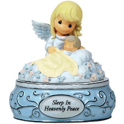 Sleep in Heavenly Peace Musical Angel with Baby