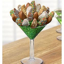 Apple-Tini Chocolate Covered Fruit Bouquet