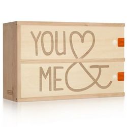 You and Me Wine Bottles Box