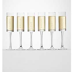 Amore Champagne Flute Set