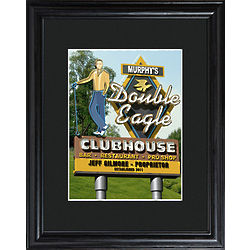 Personalized Marquee Double Eagle Framed Print