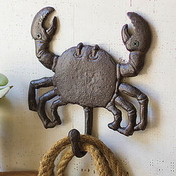 Cast Iron Crab Wall Hook