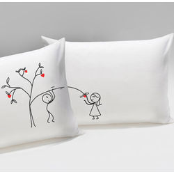 Love Grows for You His & Hers Matchiing Couple Pillowcases