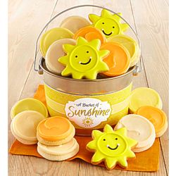 Buttercream Cookies in Bucket of Sunshine Pail