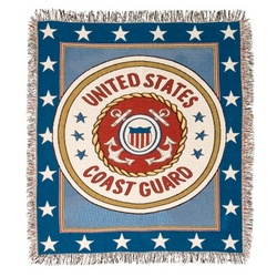 Coast Guard Tapestry Throw