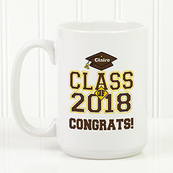 Cheers To The Graduate Personalized Coffee Mug