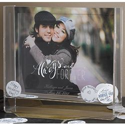 Personalized Always and Forever Signature Box Picture Frame