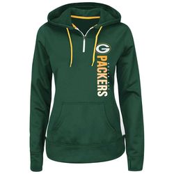 Women's Left Side Green Bay Packers Logo Hoodie