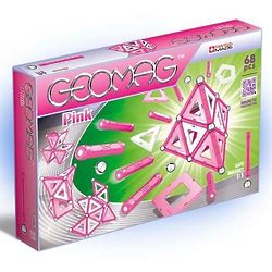 Geomag 64-Piece Pink Collection Magnetic Construction Set