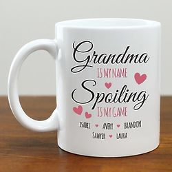 Personalized Spoiling Is My Game Coffee Mug