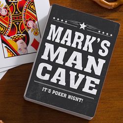 Personalized Playing Cards for Men