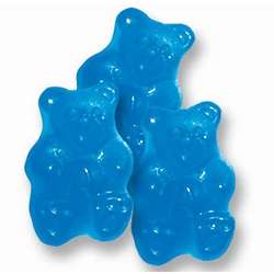 Five Pounds of Beary Blue Raspberry Gummy Bears