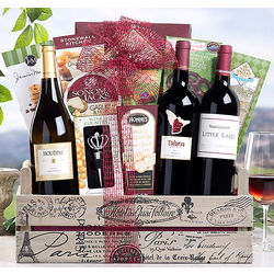 Napa and California Red and White Trio Gift Basket