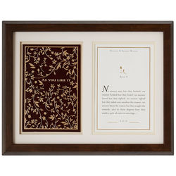 As You Like It Personalized Marriage Shadowbox