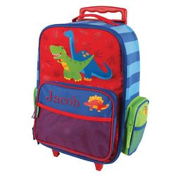 Kid's Personalized Dinosaur Rolling Luggage