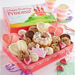 Happy Birthday Princess Party Cookies in a Box