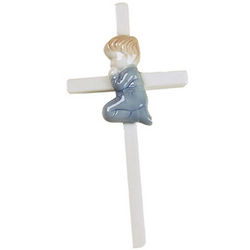 My Bedtime Prayers Porcelain Baby Cross