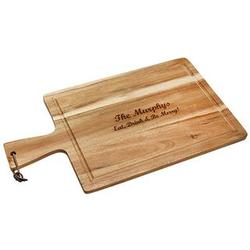 Personalized Acacia Wood Handled Carving Board