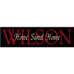 Home Sweet Home Family Sign
