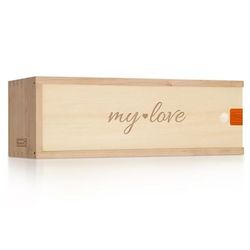 My Love Personalized Wine Bottle Box