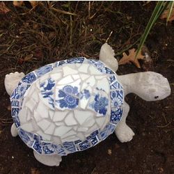 Stained Glass Turtle Lawn Ornament