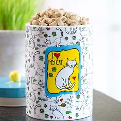 Ceramic Kitty Treat Jar