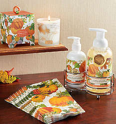 Pumpkin Melody Spa Set with Candle