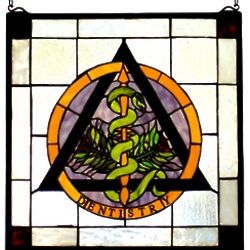 Dentistry Stained Glass Window
