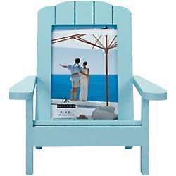 Turquoise Beach Chair Picture Frame
