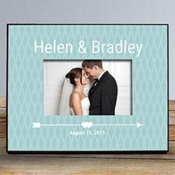 Personalized Cupid's Arrow Couples Frame