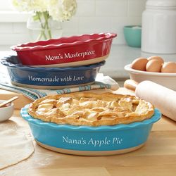 Personalized Pie Baking Dish