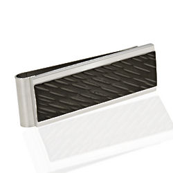Waves Stainless Steel Money Clip
