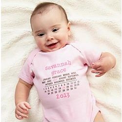 Personalized Baby's Special Day Bodysuit